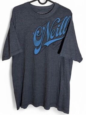 Y2K Vintage O'Neill grey & blue surf tee Size XL